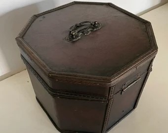 деревянная коробка для шляп