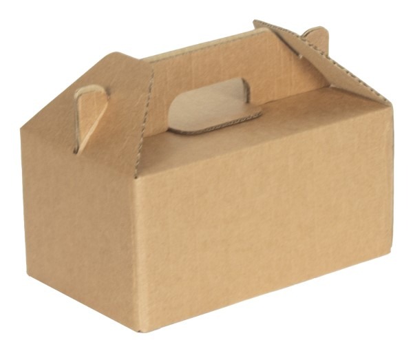 Картонная коробка для доставки еды