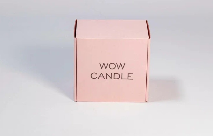 Картонная упаковка для ароматических свечей и бомбочек для ванны WOW Candle