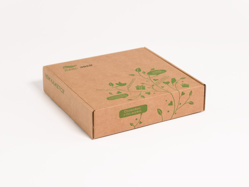 Упаковка для продукции клиники «Лайс Эвей»