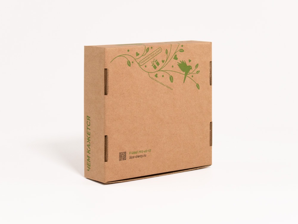 картонная коробка для продукции клиники «Лайс Эвей»