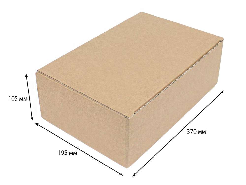 Купить коробка ласточкин хвост 370x195x105 Т-23 бурый по цене Цена по запросу руб, от производителя в интернет-магазине Комупак