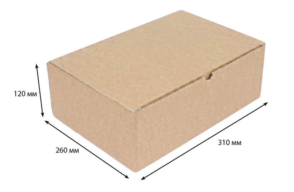 Купить коробка ласточкин хвост 310x260x120 Т-22 бурый по цене Цена по запросу руб, от производителя в интернет-магазине Комупак