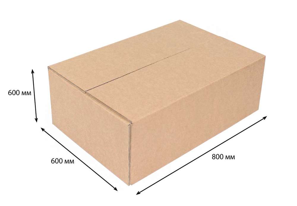 Купить четырехклапанная коробка 800x600x600 Т-22 бурый по цене Цена по запросу руб, от производителя в интернет-магазине Комупак
