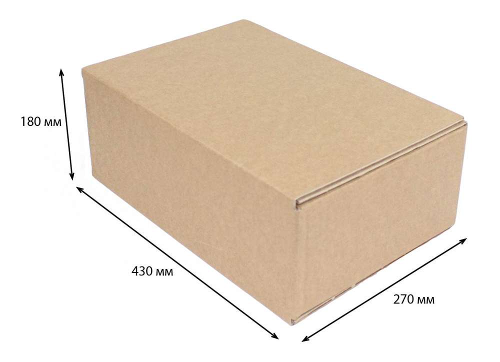 Купить четырехклапанная коробка 430x270x180 Т-24 бурый по цене Цена по запросу руб, от производителя в интернет-магазине Комупак №1