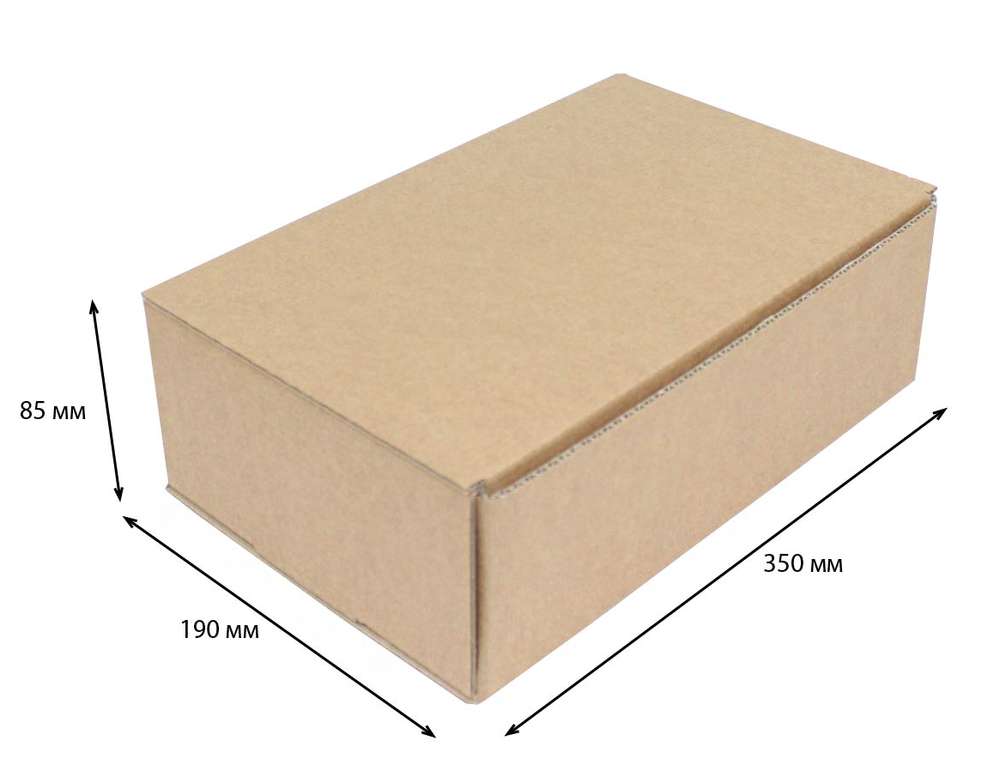 Купить коробка с крышкой 350x190x85 Т-23 бурый по цене Цена по запросу руб, от производителя в интернет-магазине Комупак