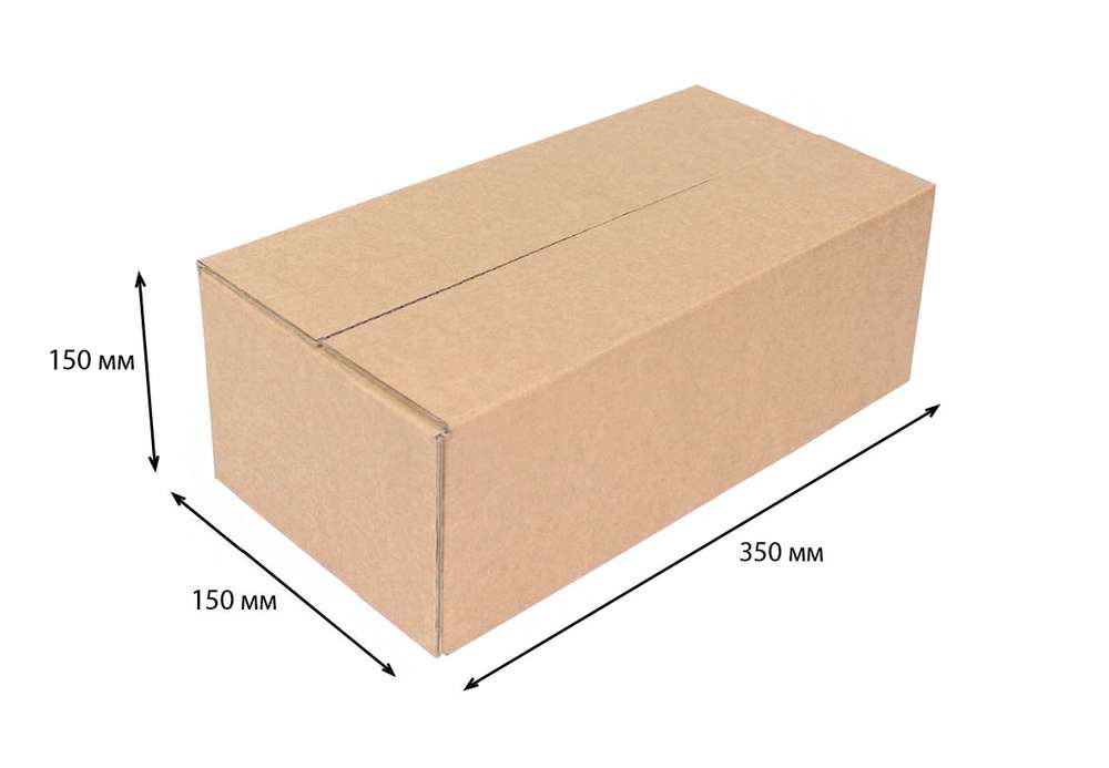 Купить четырехклапанная коробка 350x150x150 Т-22 бурый по цене Цена по запросу руб, от производителя в интернет-магазине Комупак