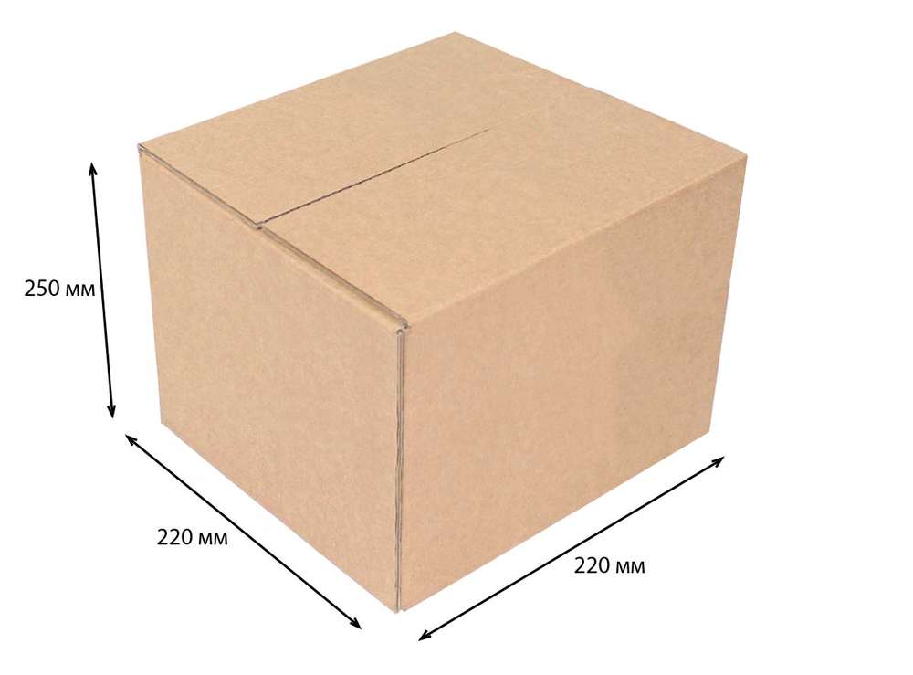 Купить четырехклапанная коробка 220x220x250 Т-22 бурый по цене Цена по запросу руб, от производителя в интернет-магазине Комупак №1
