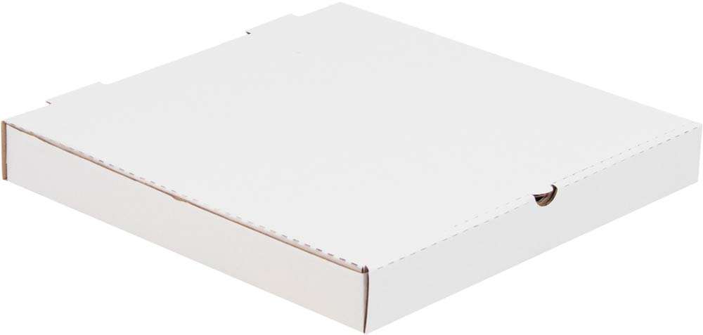 Купить коробка для пиццы 335x335x40 Т-22 белый по цене RUB 18.00/шт. руб, от производителя в интернет-магазине Комупак №1
