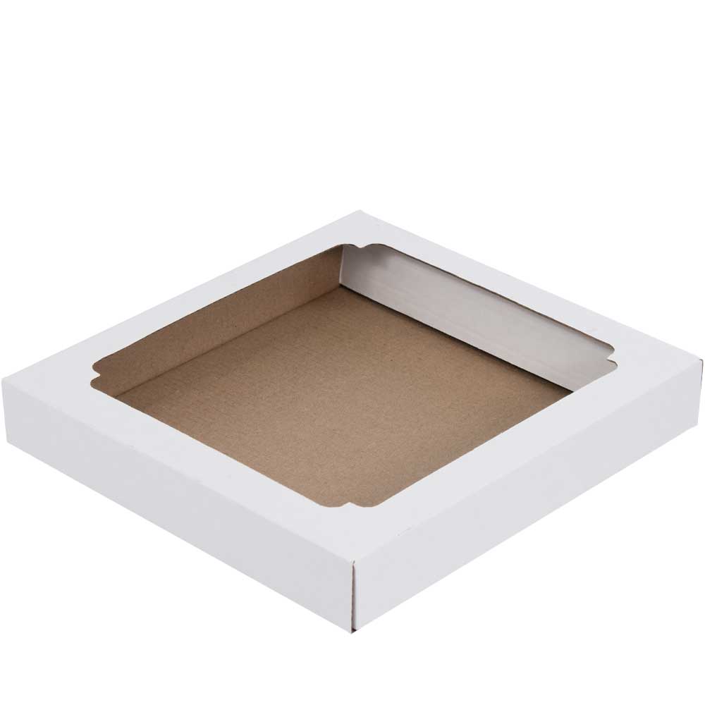 Купить коробка с крышкой 200x200x30 Т-11 белый по цене RUB 10.00/шт. руб, от производителя в интернет-магазине Комупак №1
