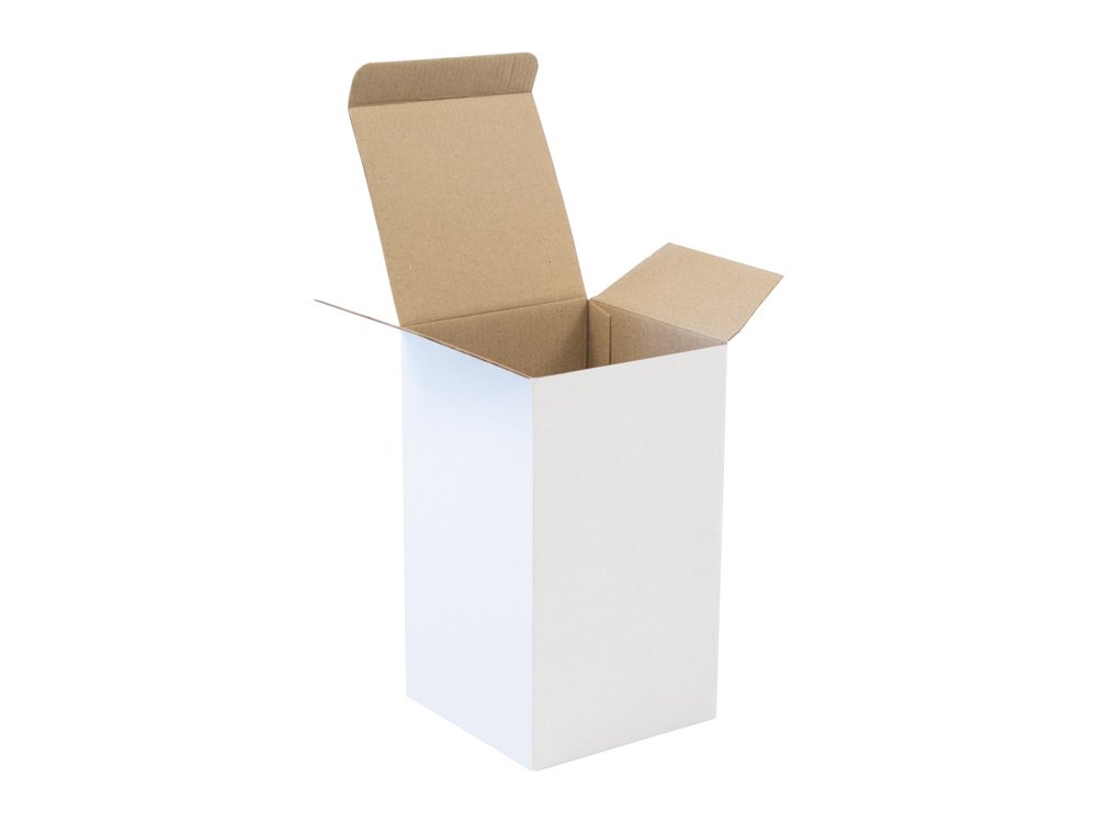 Купить коробка ласточкин хвост 120x120x205 Т-11 белый по цене Цена по запросу руб, от производителя в интернет-магазине Комупак №1