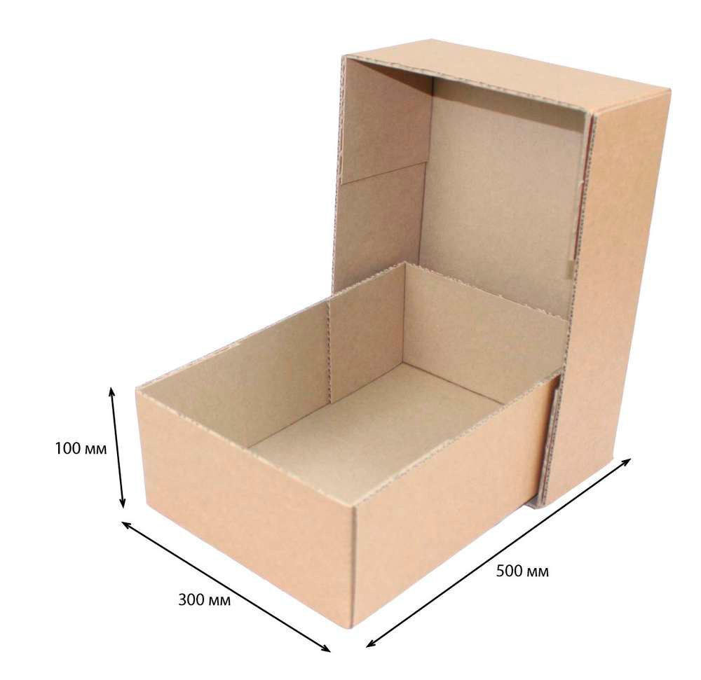 Купить коробка с крышкой 500x300x100 Т-23 бурый по цене Цена по запросу руб, от производителя в интернет-магазине Комупак №1